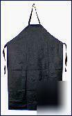 Rubberized cloth apron: 46 x 36 inches latex free