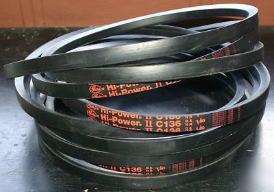 2 v-belts gates high power ii C136 gates hi-power