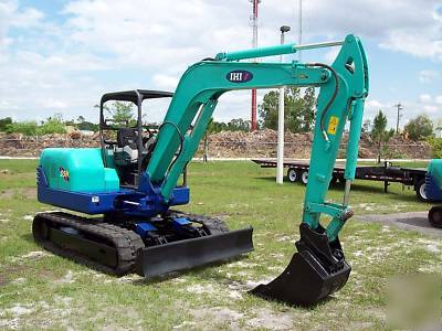 Ihi 55NX excavator,2008 with only 618 hrs, weighs 13K