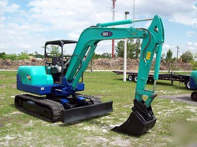 Ihi 55NX excavator,2008 with only 618 hrs, weighs 13K