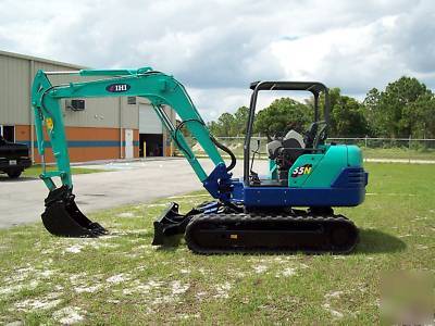 Ihi 55NX excavator,2008 with only 618 hrs, weighs 13K