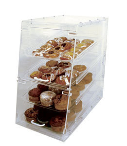 New bakery acrylic display caseÂ  (pastry, donut) 4 tray 