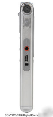 Sony icd-SX68 ICDSX68DR9 digital recorder - extras 