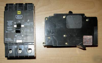 Square d egb 40A 40 a 3 pole 277 480 breaker EGB34040