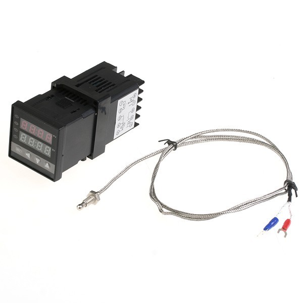 Temperature controller with k type thermocouple probe