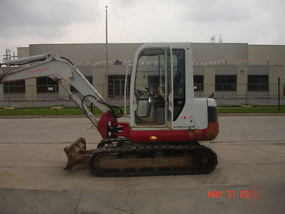 Takeuchi tb 145 rubber track excavator 