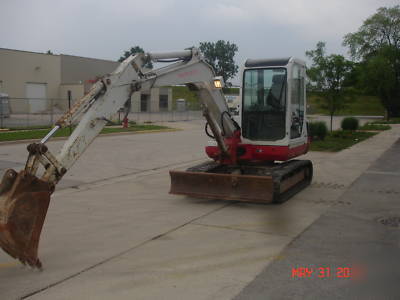 Takeuchi tb 145 rubber track excavator 