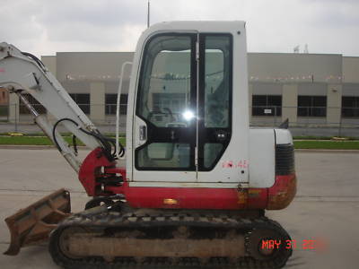 Takeuchi tb 145 rubber track excavator 