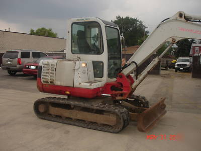 Takeuchi tb 145 rubber track excavator 