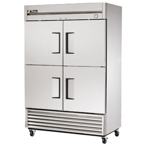 True t-49-4 reach-in refrigerator, 4 stainless steel do