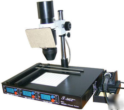 T862++ irda welder infrared smt smd bga rework station