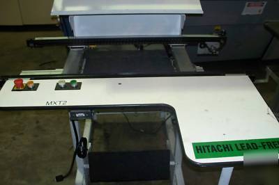 Universal instruments pcb inspection station conveyor