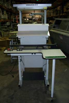 Universal instruments pcb inspection station conveyor