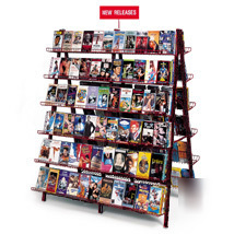 A-frame wire retail display racks