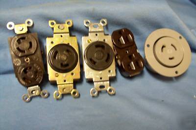Connector outlets 5EA. 30A/250V 2@ 20A/250V 2@ 15A/125V