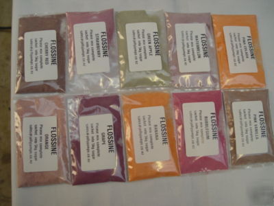 Flossine - concentrate sample packs 10 flavours-wow 