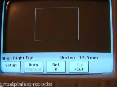 Humphrey zeiss autorefractor keratometer hark 599 auto-