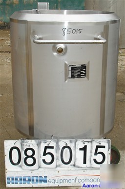 Used: feldmeier 125 gallon, 316 stainless steel jackete