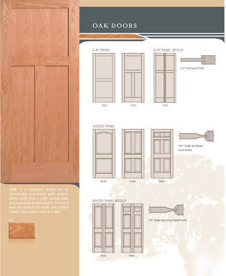 6 panel stain grade red oak solid core doors prehung
