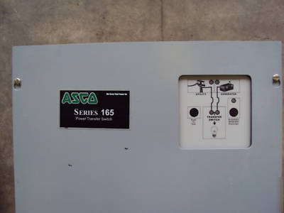 Asco 100 amp ats model 165, used, perfect working order