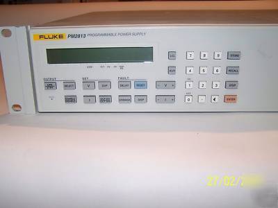 Fluke pm 2813 programmable power supply PM2813 