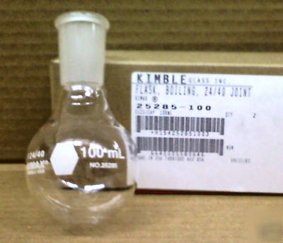Kimble 25285-100 round bottom flask 24/40 100ML 