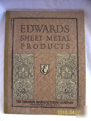 Edwards sheet metal products vintage catalogue