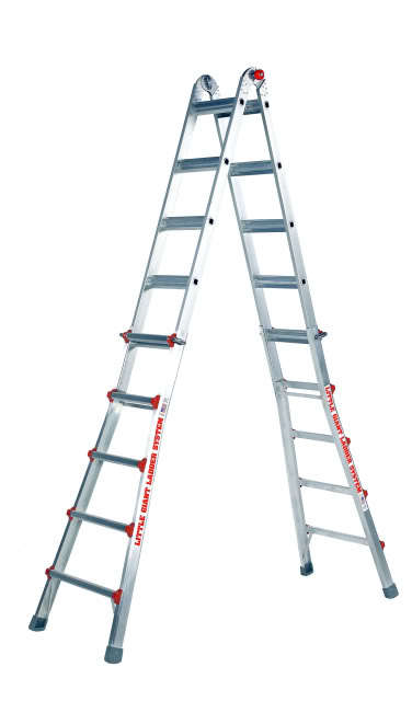 Little giant 300 ib rated 22 foot boxed ladder