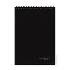 Notebook,top bound,twin wired,legal rld,8-1/2 X11 ,bk c