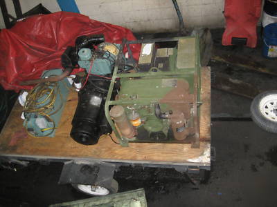 Generators. 5KW. mep-O17A. deutz. trailer. lights.