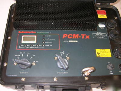  radiodetection pcm complete package cable locator 