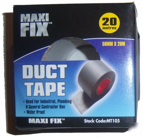 20M x 50MM gray insulation duct duck cloth gaffer tape