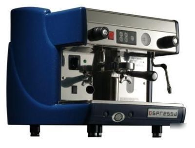 Espressa compact two 2 group espresso machine + grinder