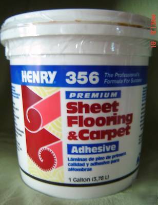 Henry 356 carpet & flooring adhesive, never used