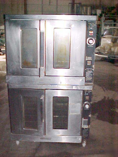 Hobart gas fired double convection oven/model: GN90A 