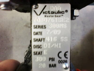 New victaulic butterfly valve V030761SE2 