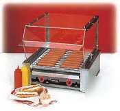 Roll-a-grillÂ® hot dog grill, 10 silverstone coate