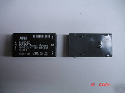 Dc-dc power module ME005C in:40-60V@ .13A out:15V@ .33A