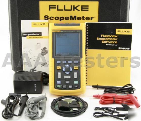 Fluke 124 scopemeter 124/003 40MHZ scope meter 124S