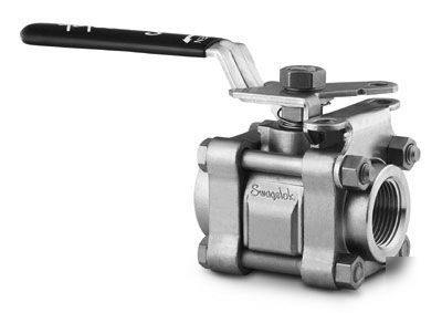 New ss 3-piece 60 series ball valve, ss-63TF8-jl - 