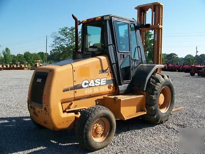 2004 case 586G rough terrain forklift - mast forklift