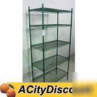 5 shelf commercial 36X18 dry storage utility rack