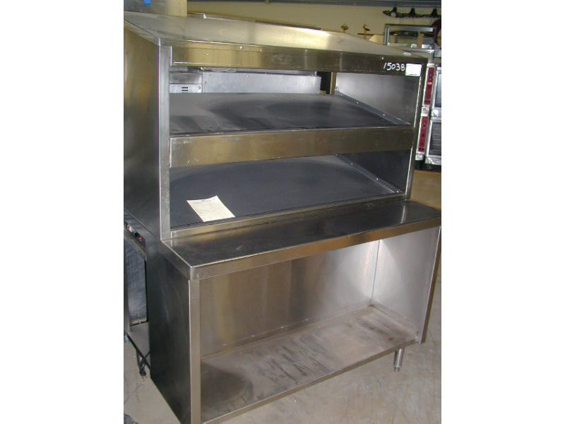 Hatco 2TIER pass thru warmer w/slanted shelves