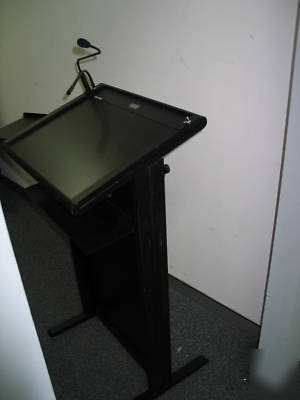 Lectern - full size black from 