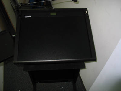 Lectern - full size black from 