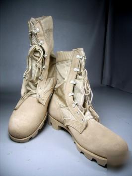 New **brand ** usaf issue combat boots tan sz 9XN