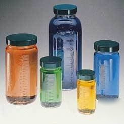 Qorpak bottle beakers, medium rounds, wide mouth