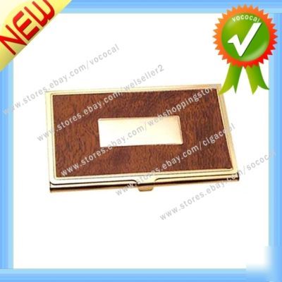 Brown square card case keep business card neat