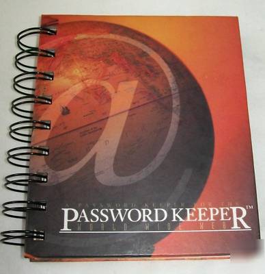 New password book website organizer planner manager