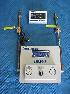 Matrx flo-safe N2O/O2 manifold & alarm - warranty 